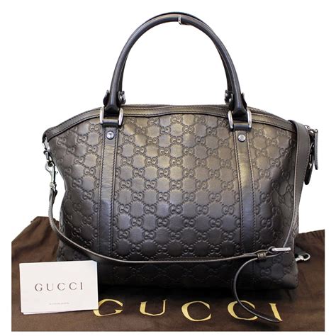 vintage gucci brown leather shoulder bag|Gucci small shoulder bag black.